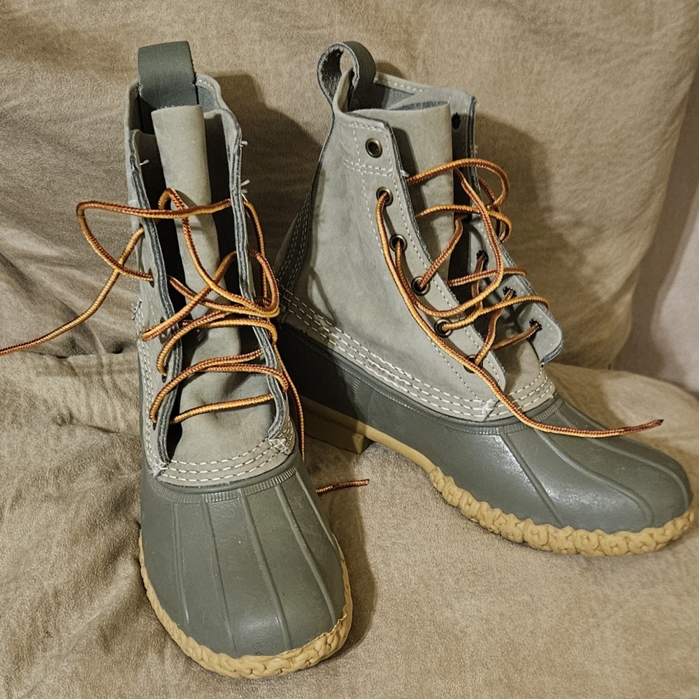 LL Bean Duck Boots women 8 M